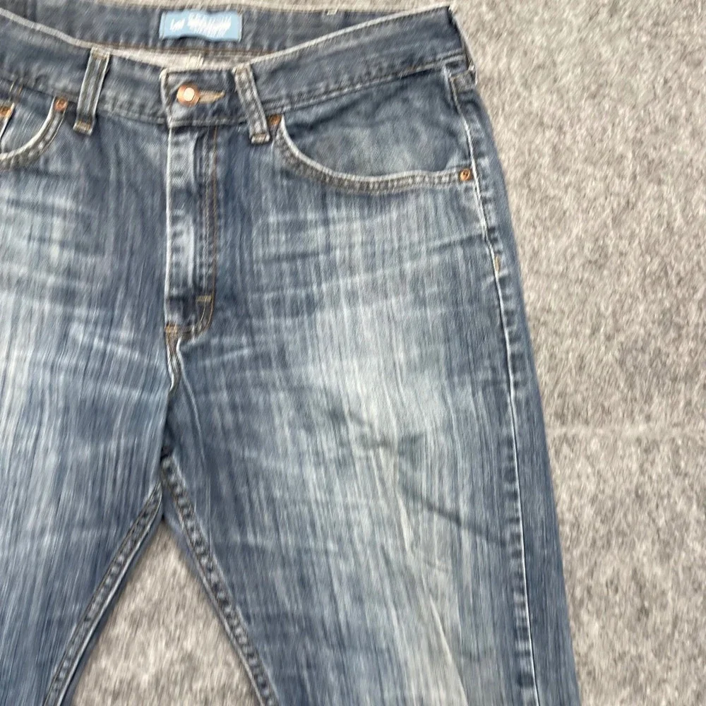 Lee Premium Jeans Mens 34x32 Classic Fit Straight Leg Medium Blue Denim
